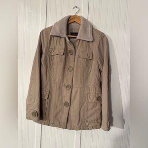 Beige Utility Jacket | medium